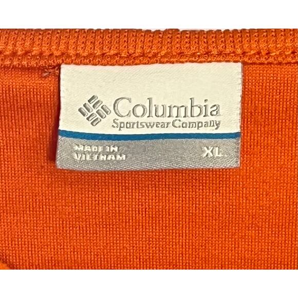 Columbia Sportswear Orange Virginia Tech Hokies Hooded Sweatshirt Reg Size XL - Picture 2 of 3